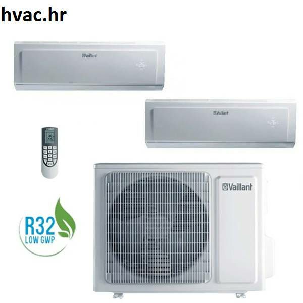 Klima uređaj s 2 unutarnje jedinice (2,5 + 2,5 kW) - VAILLANT Vai 8